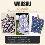 Wausau Bundle - Stars at Sea, Floral Patchwork and Heartland Home quilts - photo 1 of 18 - The Fabric Hut