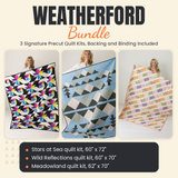 Weatherford Bundle - Stars at Sea, Wild Reflections and Meadowland quilts - photo 1 of 19 - The Fabric Hut