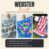 Webster Bundle - Wild Reflections, Pool Party and Honor and Valor quilts - photo 1 of 19 - The Fabric Hut