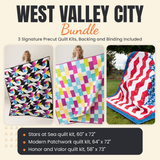 West Valley City Bundle - Stars at Sea, Modern Patchwork and Honor and Valor quilts - photo 1 of 19 - The Fabric Hut