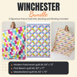 Winchester Bundle - Modern Patchwork, First Bloom and Meadowland quilts - photo 1 of 19 - The Fabric Hut