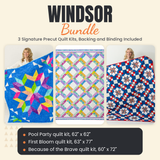 Windsor Bundle - Pool Party, First Bloom and Because of the Brave quilts - photo 1 of 19 - The Fabric Hut