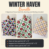Winter Haven Bundle - Stars at Sea, Peppermint Poinsettias and Garden Gate quilts - photo 1 of 19 - The Fabric Hut