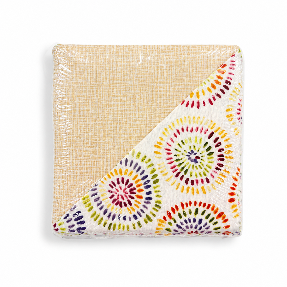 Meadowlands charm pack, 56 precut 5 inch squares from the Flourish collection by FIGO Fabrics