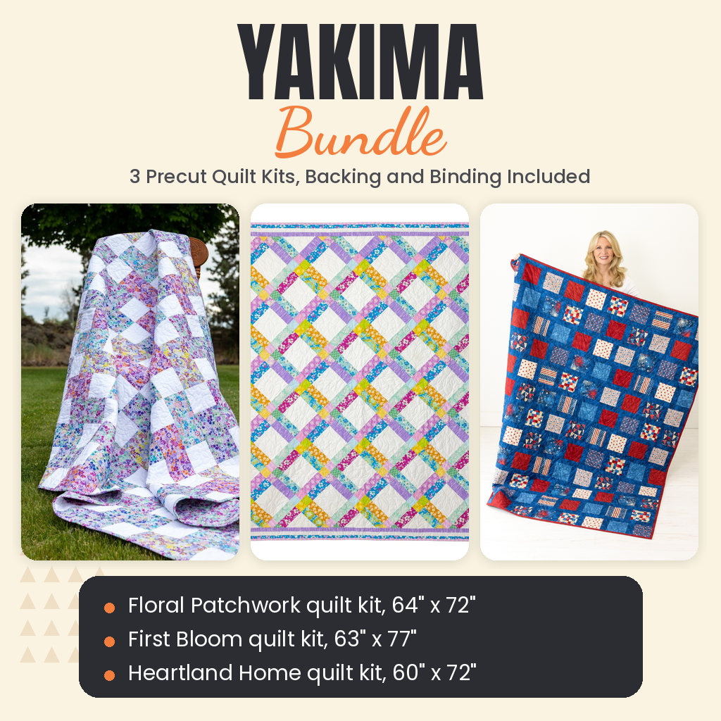 Yakima Bundle - Floral Patchwork, First Bloom and Heartland Home quilts - photo 1 of 18 - The Fabric Hut
