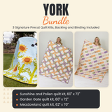 York Bundle - Sunshine and Pollen, Garden Gate and Meadowland quilts - photo 1 of 19 - The Fabric Hut
