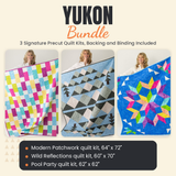 Yukon Bundle - Modern Patchwork, Wild Reflections and Pool Party quilts - photo 1 of 19 - The Fabric Hut