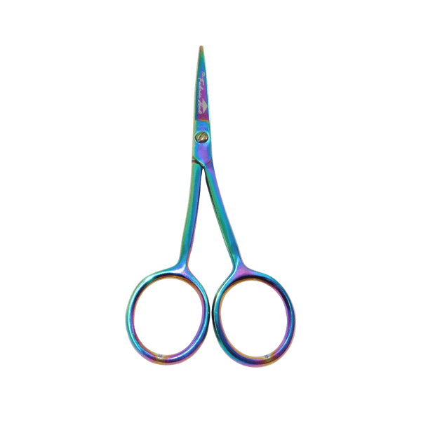 The Fabric Hut 4" Titanium-Coated Curved Fine Point Scissors- Precision Thread Snips