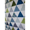 Whispering Pines Quilt-Set, Stoffmuster, Bindung und Rückseite inklusive, alles vorgeschnitten, 64 x 77 Zoll, einfache Dreiecksdecke, bereit zum Nähen für Anfänger