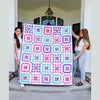 Garden Path Pre-Cut Ready to Sew Quilt Kit Beginner Quilt all pre cut includes pre cut fabric for top pattern binding backing 60 X 71