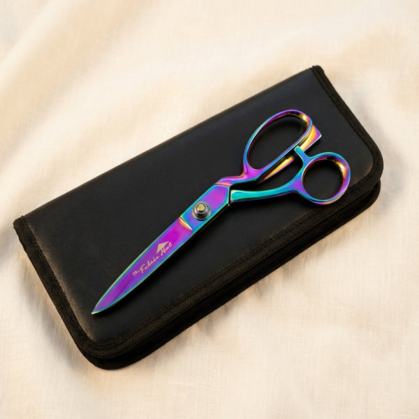 The Fabric Hut 9.5" Heavy Duty Titanium-Coated Razor Edge Quilting Scissors