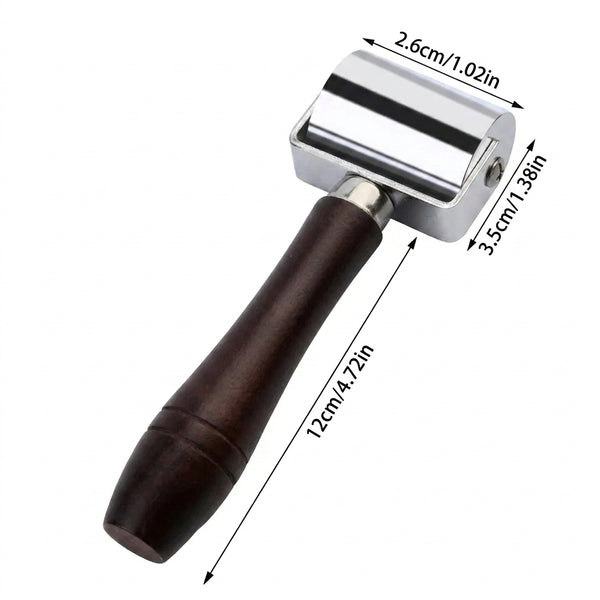 The Fabric Hut Quilting Seam Roller, Stainless Steel Pressing Roller, Easy to Grip Handle