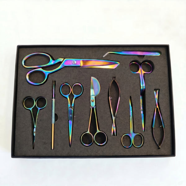 10 Pcs Titanium Coated Sewing and Quilting Tool Set