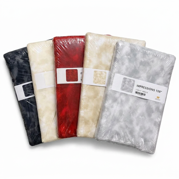 Northcott Impressions 108" Wide Backing Bundle, Five 3 Yard Cuts