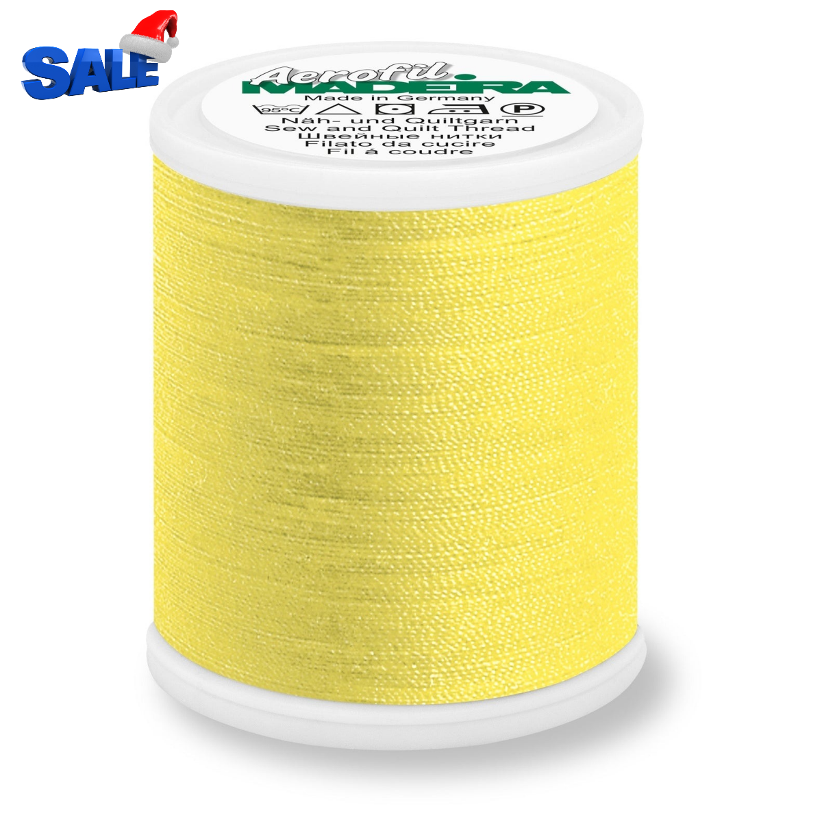 Madeira Aerofil 120 Polyester Quilting & Sewing 40WT Thread - 1100 Yards- 8229 Yellow