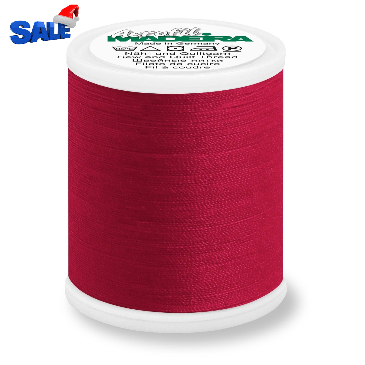 Madeira Aerofil 120 Polyester Quilting & Sewing 40WT Thread - 1100 Yards- 9470 Ruby