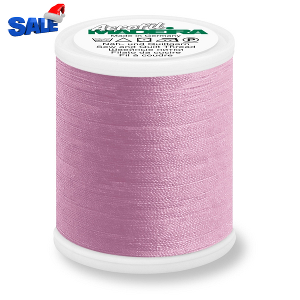 Madeira Aerofil 120 Polyester Quilting & Sewing 40WT Thread - 1100 Yards- 9160 Pink