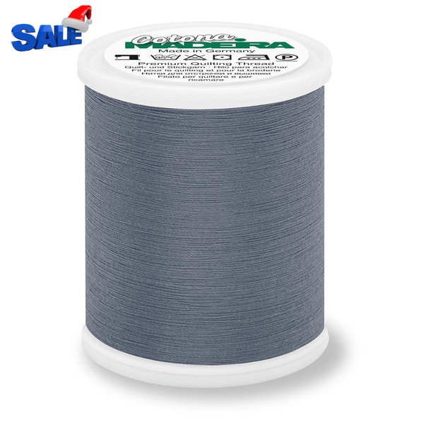 Madeira Cotona 50 WT Quilting & Sewing Thread- 1100yd - 568 Steel Grey