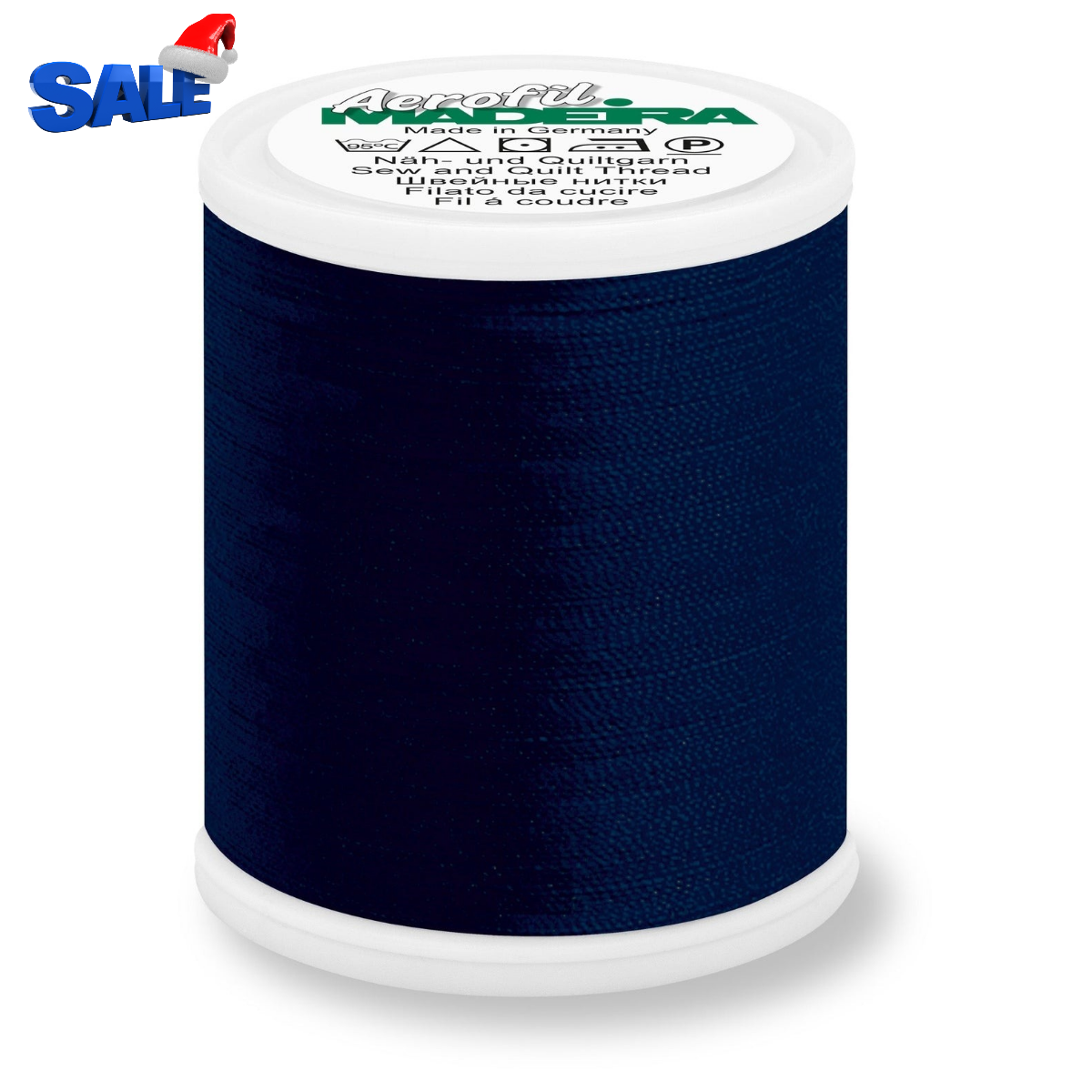 Madeira Aerofil 120 Polyester Quilting & Sewing 40WT Thread - 1100 Yards- 8420 Navy Blue