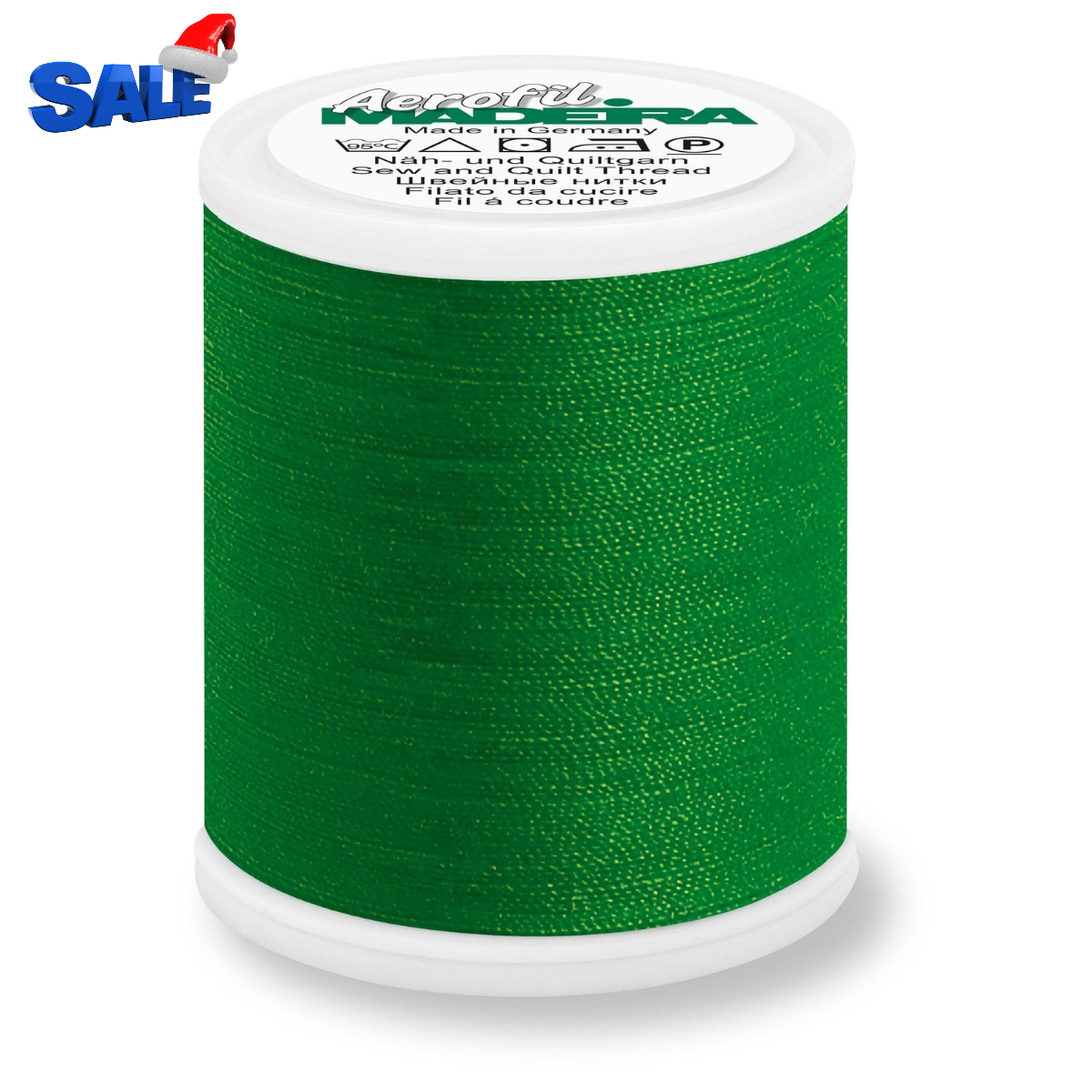 Madeira Aerofil 120 Polyester Quilting & Sewing 40WT Thread - 1100 Yards- 8500 Emerald