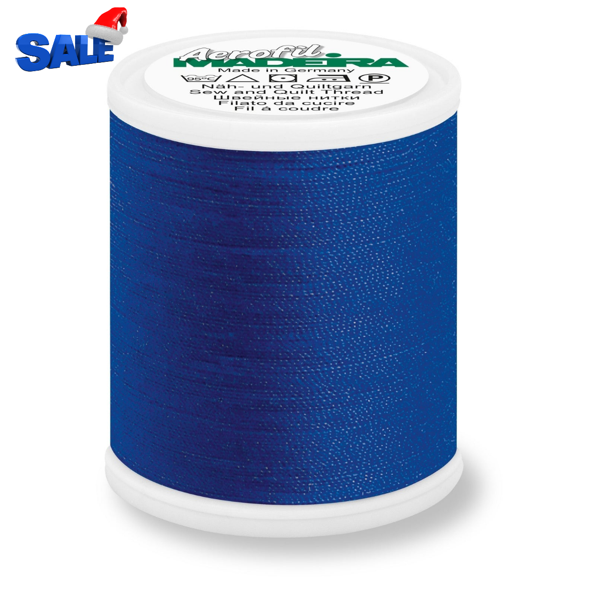 Madeira Aerofil 120 Polyester Quilting & Sewing 40WT Thread - 1100 Yards- 9660 Blue
