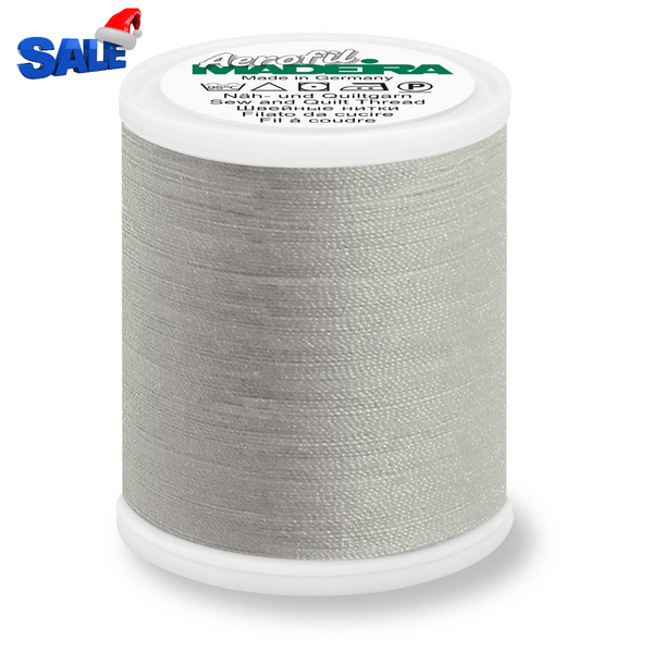 Madeira Aerofil 120 Polyester Quilting & Sewing 40WT Thread - 1100 Yards- 8100 Pearl Grey
