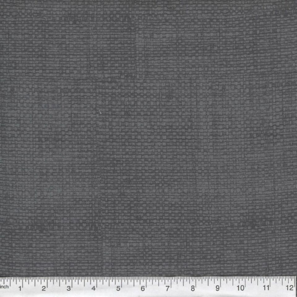 100 Piece Crosshatch Steel Gray pre cut charm pack 5" squares quilt fabric