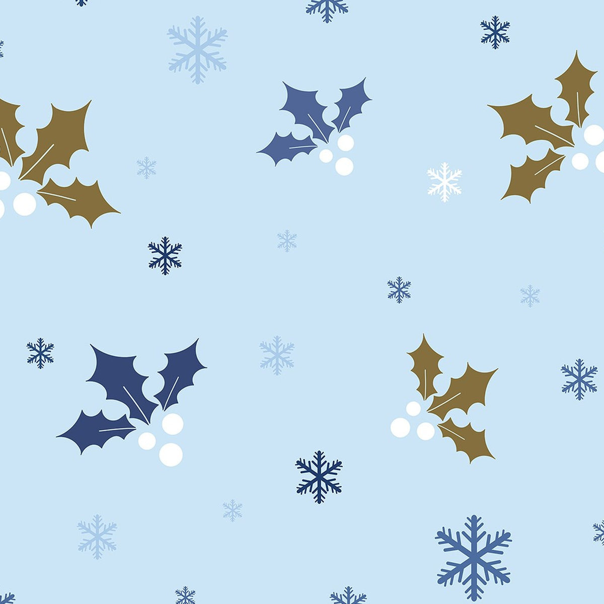 Charm-pack 40pcs - Snowman & Snowflake Collection - photo 9 of 15 - The Fabric Hut