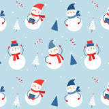 Charm-pack 40pcs - Snowman & Snowflake Collection - photo 10 of 15 - The Fabric Hut