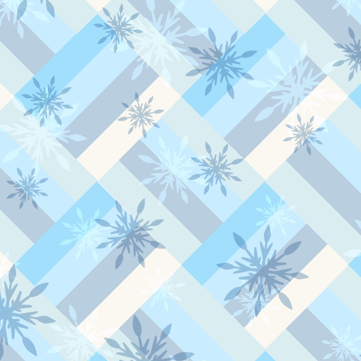 Charm-pack 40pcs - Snowman & Snowflake Collection - photo 11 of 15 - The Fabric Hut