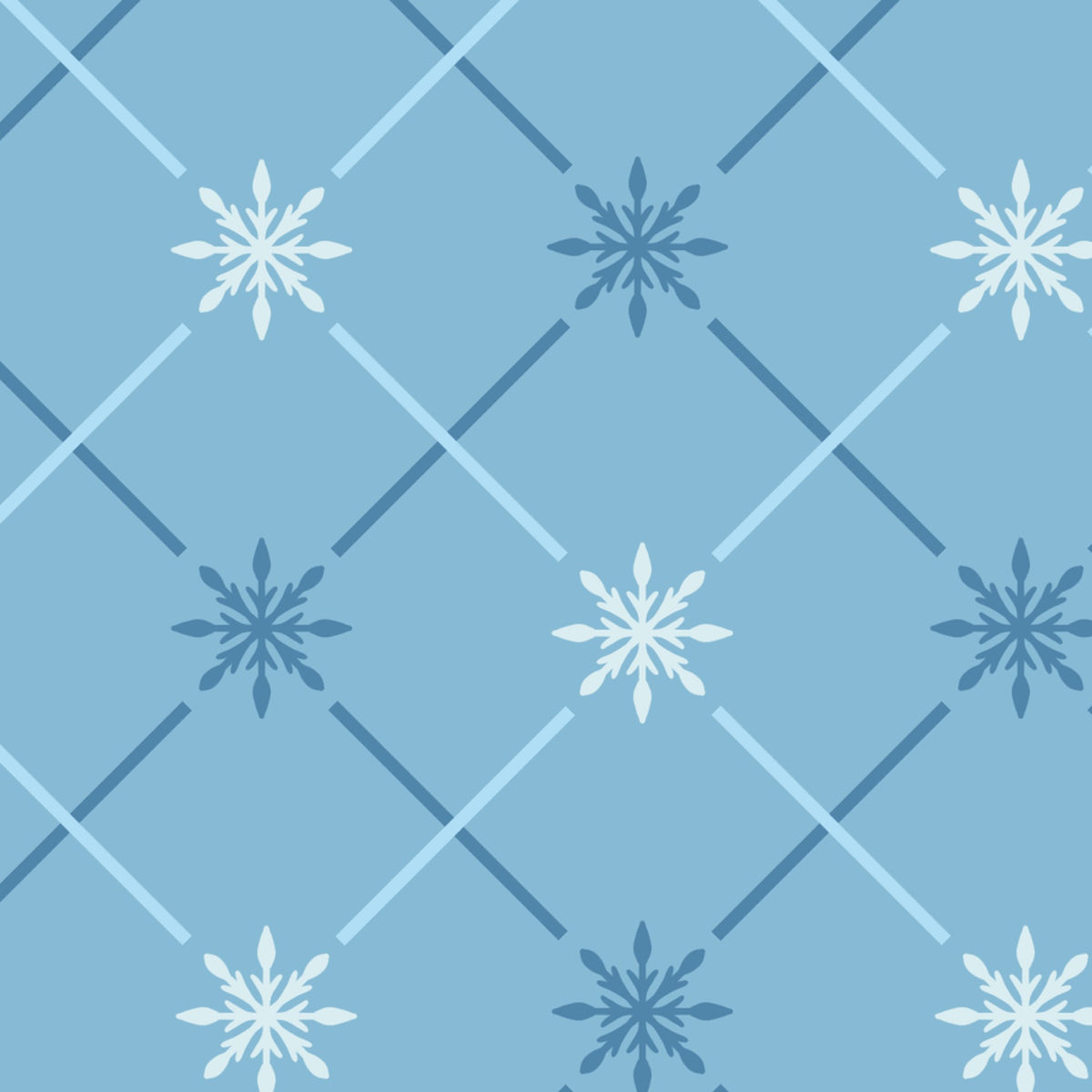 Charm-pack 40pcs - Snowman & Snowflake Collection - photo 12 of 15 - The Fabric Hut