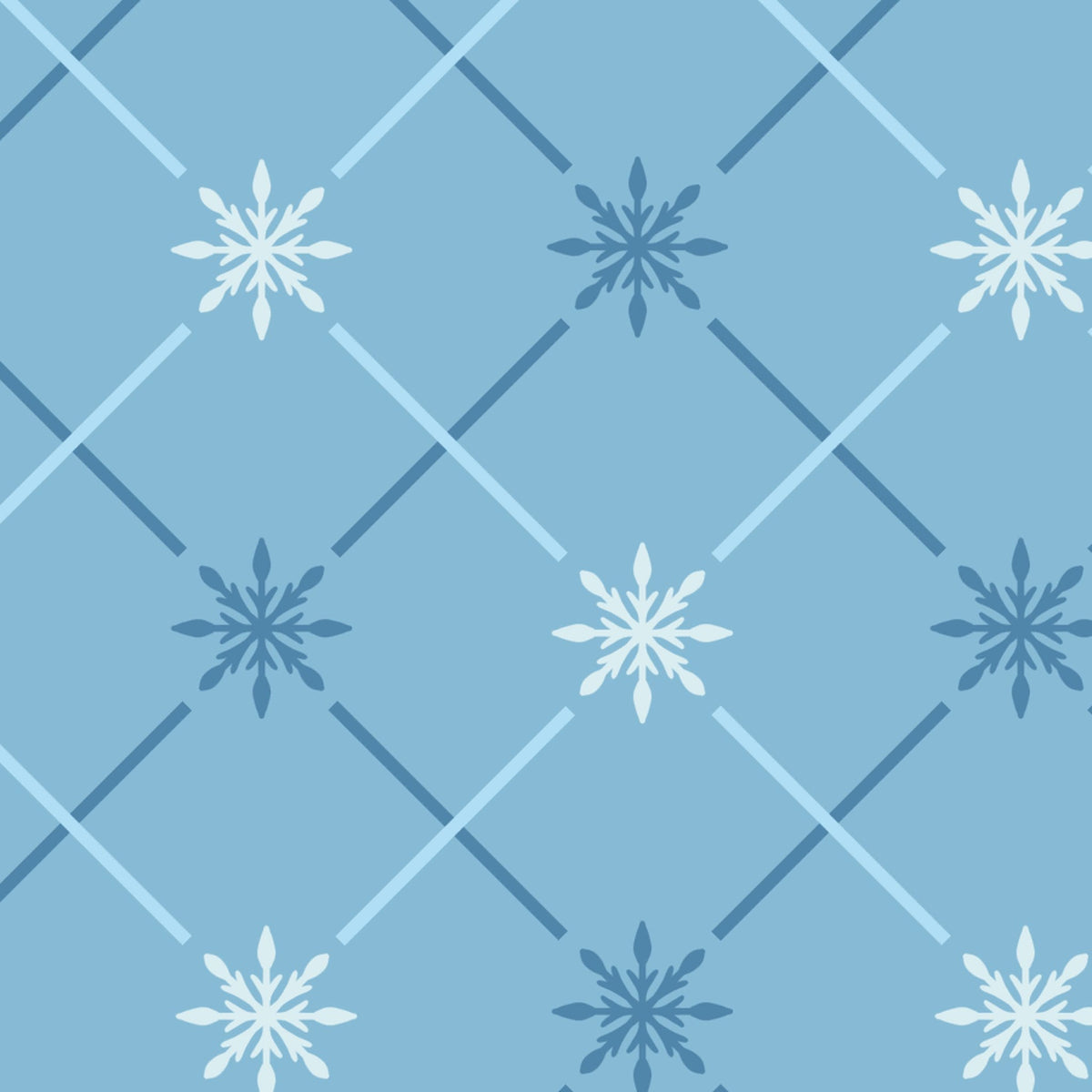Charm-pack 240pcs - Snowman & Snowflake Collection - photo 12 of 16 - The Fabric Hut