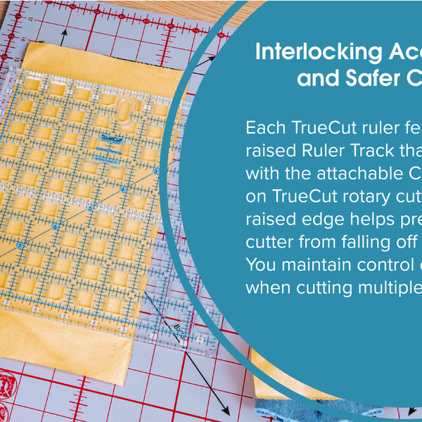 TrueCut® 9.5" x 9.5" Square Quilting Ruler