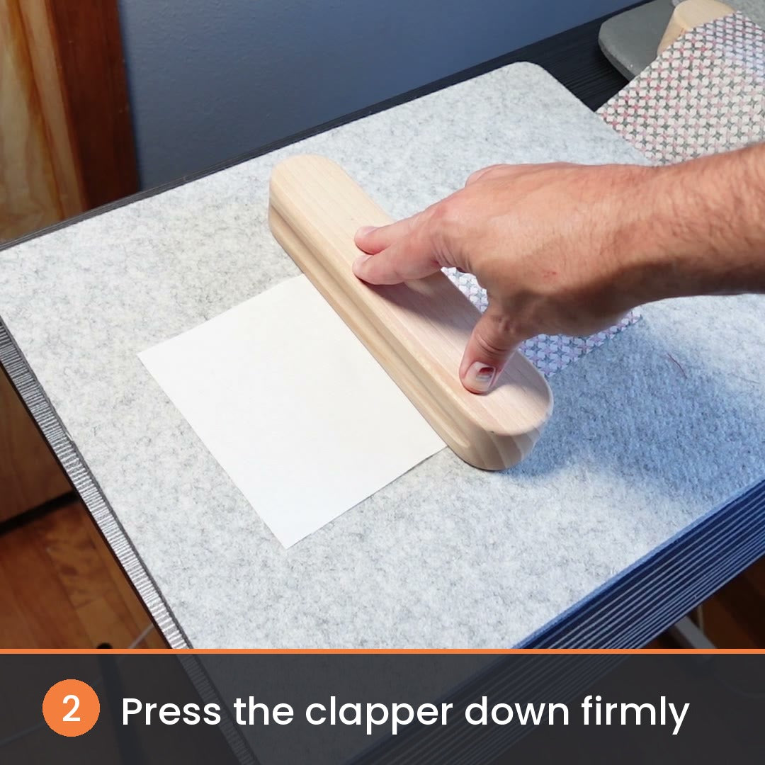 Tailor's Clapper for Quilting - Beechwood Seam Pressing Tool - 2 Pack, 6" and 9" - photo 8 of 12 - The Fabric Hut