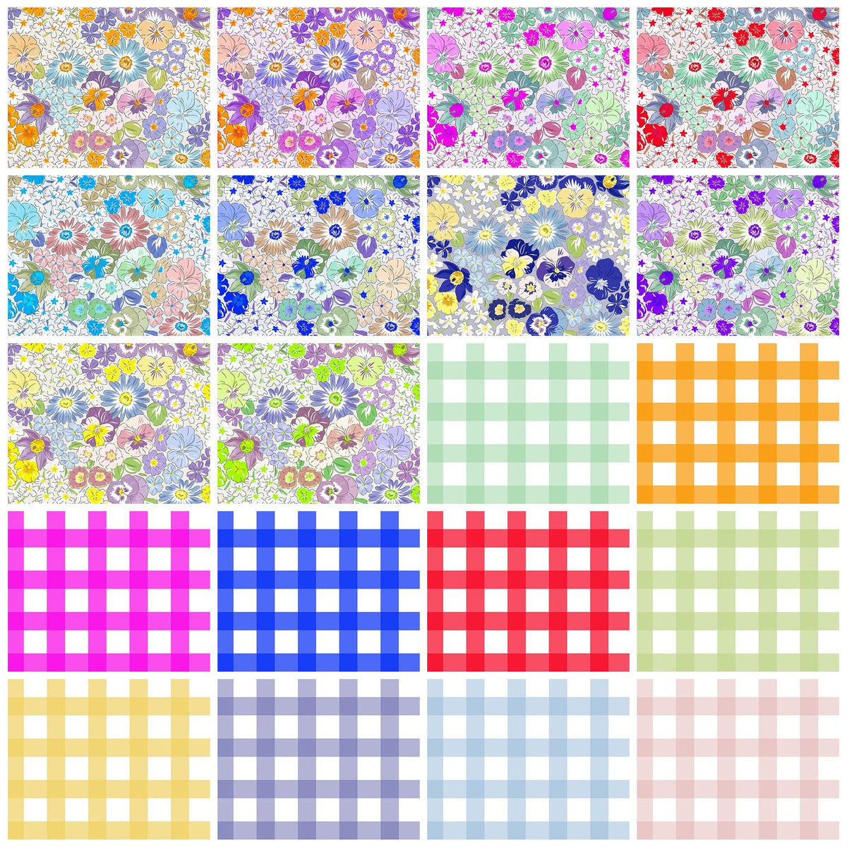 5" Square Precuts 160pcs - Urban Liberty Collection - 5" Square Precuts 40pcs - Urban Liberty Collection - photo 2 of 3 - The Fabric Hut