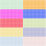 Gingham Precut Bundle - 10 Pieces, 18 x 21 in - Urban Liberty Collection - all ten gingham prints side by side - photo 2 of 12 - The Fabric Hut