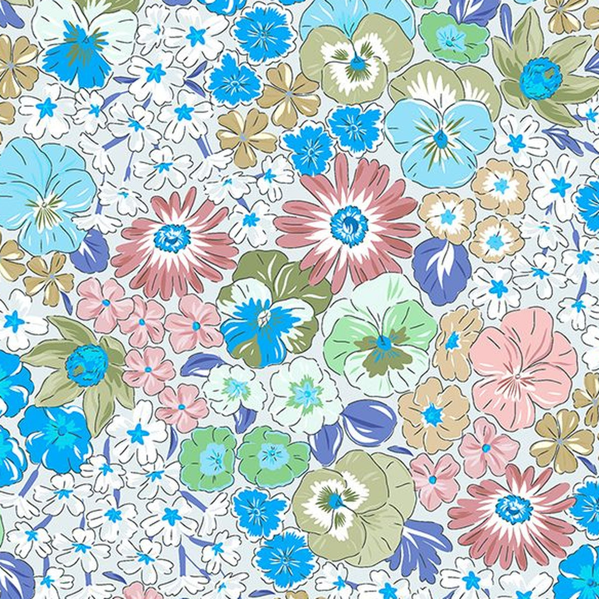 Charm-pack 40pcs - Urban Liberty Collection - photo 7 of 31 - The Fabric Hut
