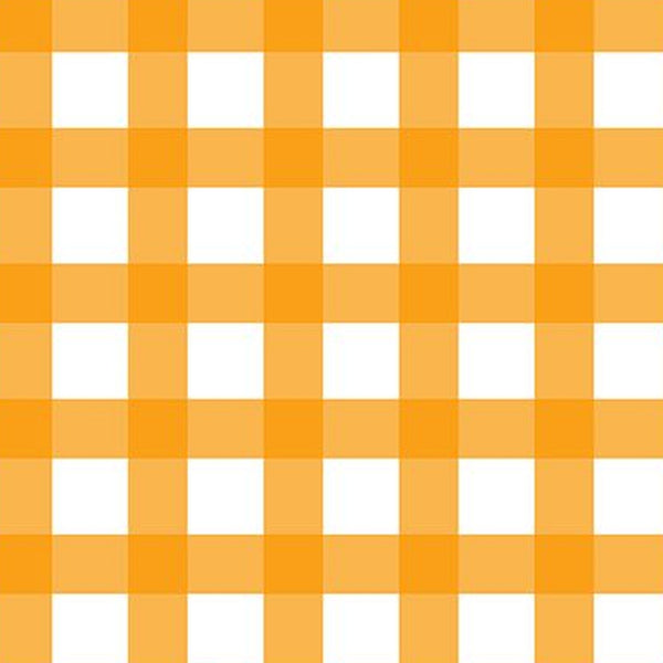 Gingham Precut Bundle - 10 Pieces, 18 x 21 in - Urban Liberty Collection - Orange gingham fat quarter print - photo 4 of 12 - The Fabric Hut