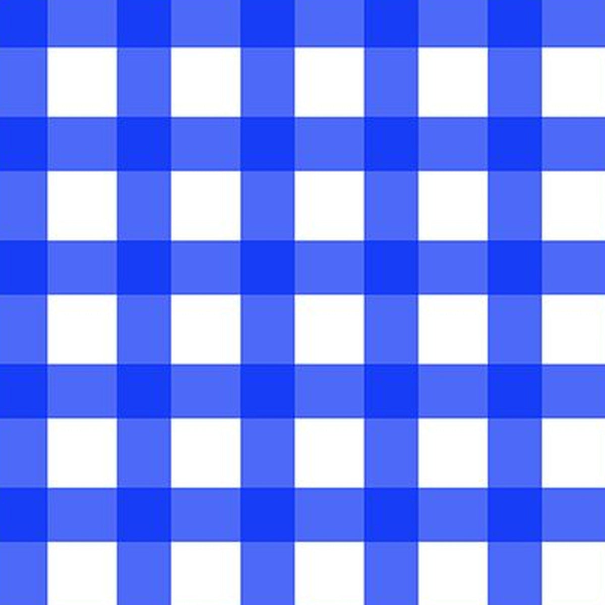 Gingham Precut Bundle - 10 Pieces, 18 x 21 in - Urban Liberty Collection - Royal Blue gingham fat quarter print - photo 6 of 12 - The Fabric Hut