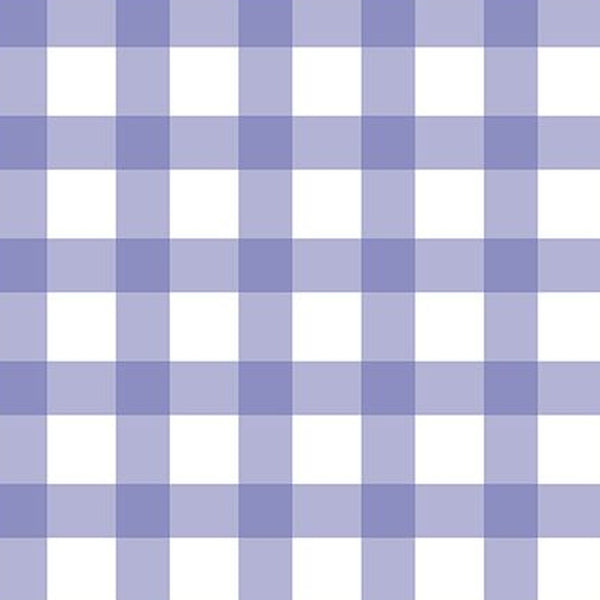 Gingham Precut Bundle - 10 Pieces, 18 x 21 in - Urban Liberty Collection - Periwinkle gingham fat quarter print - photo 10 of 12 - The Fabric Hut