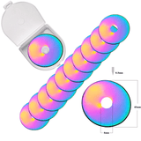 45mm Titanium Coated Rotary Cutter Blades - Round Hole - 10 Blades Pack - The Fabric Hut