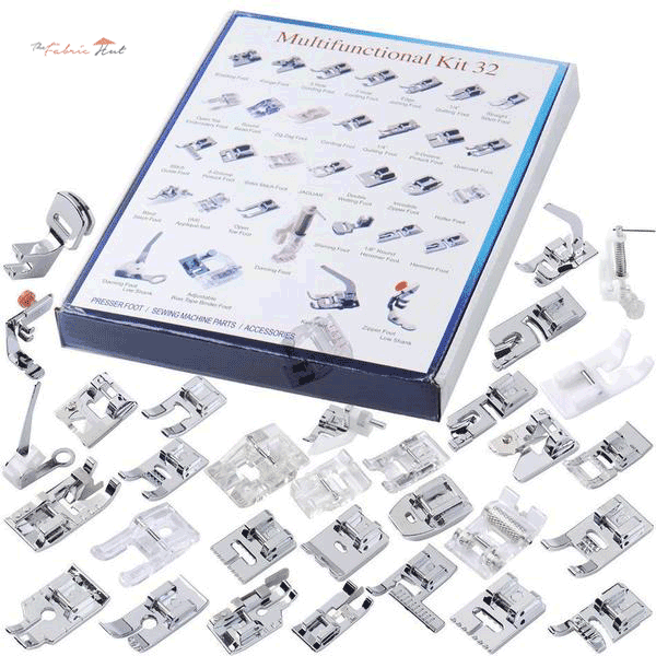 11 pcs Sewing Machine Presser Feet SetMultifunction Presser Foot Parts  Accessories for Brother, Babylock, Singer, Janome, Kenmore (11-Pack)