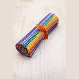 36 Rainbow Basics pre cut Layer Cake 10 " squares 100% cotton fabric quilt
