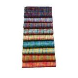 2.5 inch Pretty in Plaid Jelly Roll 100% cotton fabric quilting 18 strips