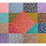 2.5 inch Floral Trellis Jelly Roll 100% cotton fabric quilting strips pastel
