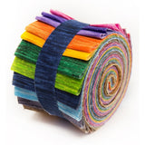 2.5 inch Kaleidoscope Jelly Roll 100% cotton fabric quilting 17 strips pre cut