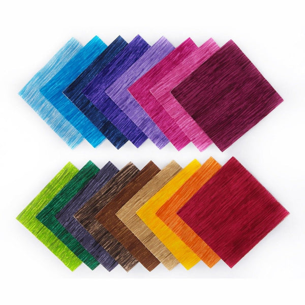 34 Kaleidoskop vorgeschnittene 10" Quadrate 100 % Baumwollstoff Quilt