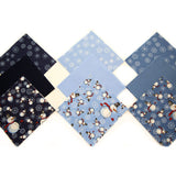 96 Snowmen & Snowflakes 5 inch charm packs quilt fabric 100% cotton fabric