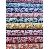 2.5 inch Prairie Flower Jelly Roll 100% cotton fabric quilting strips 18 pieces