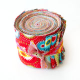 2.5 inch Fizzy Pop Jelly Roll 100% cotton fabric quilting strips